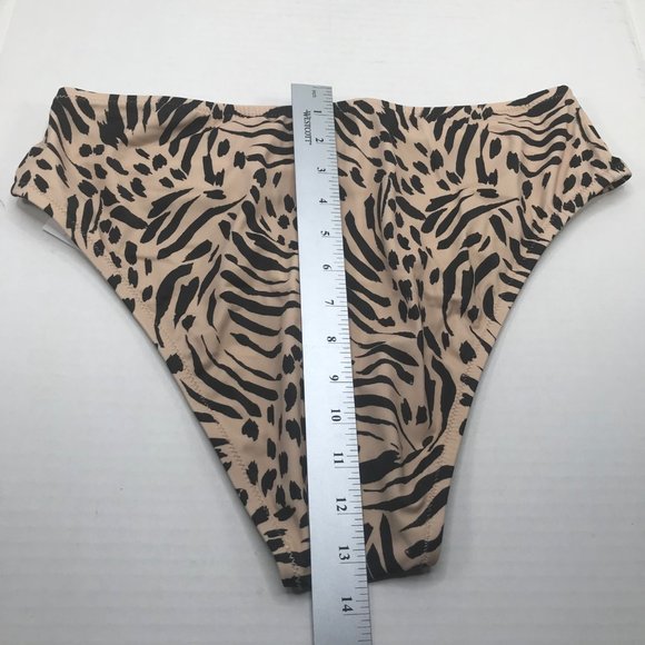 Shade And Shore Women's Size Large 12-14 Extra Cheeky Bikini Swim Bottom New - Picture 8 of 8